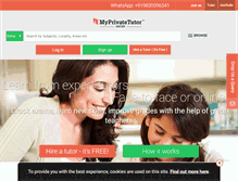 Tablet Screenshot of myprivatetutor.qa